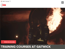 Tablet Screenshot of gatwickfire.com